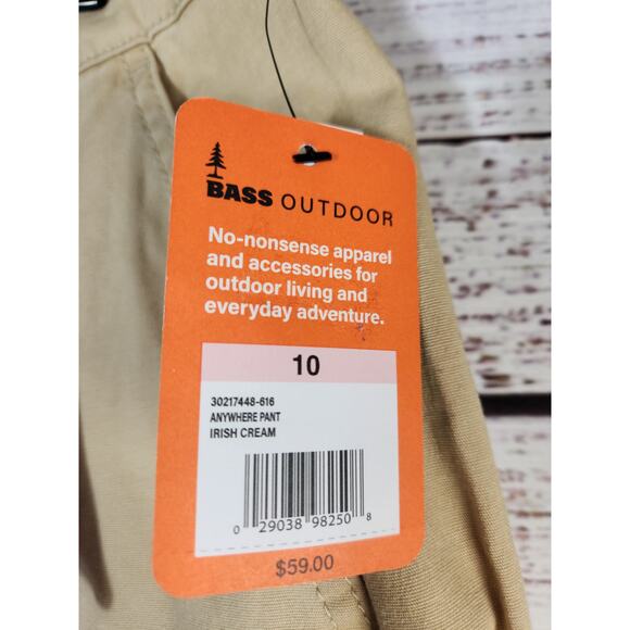 Bass Outdoor women's size 10 slim straight anywhere pant - Picture 3 of 7